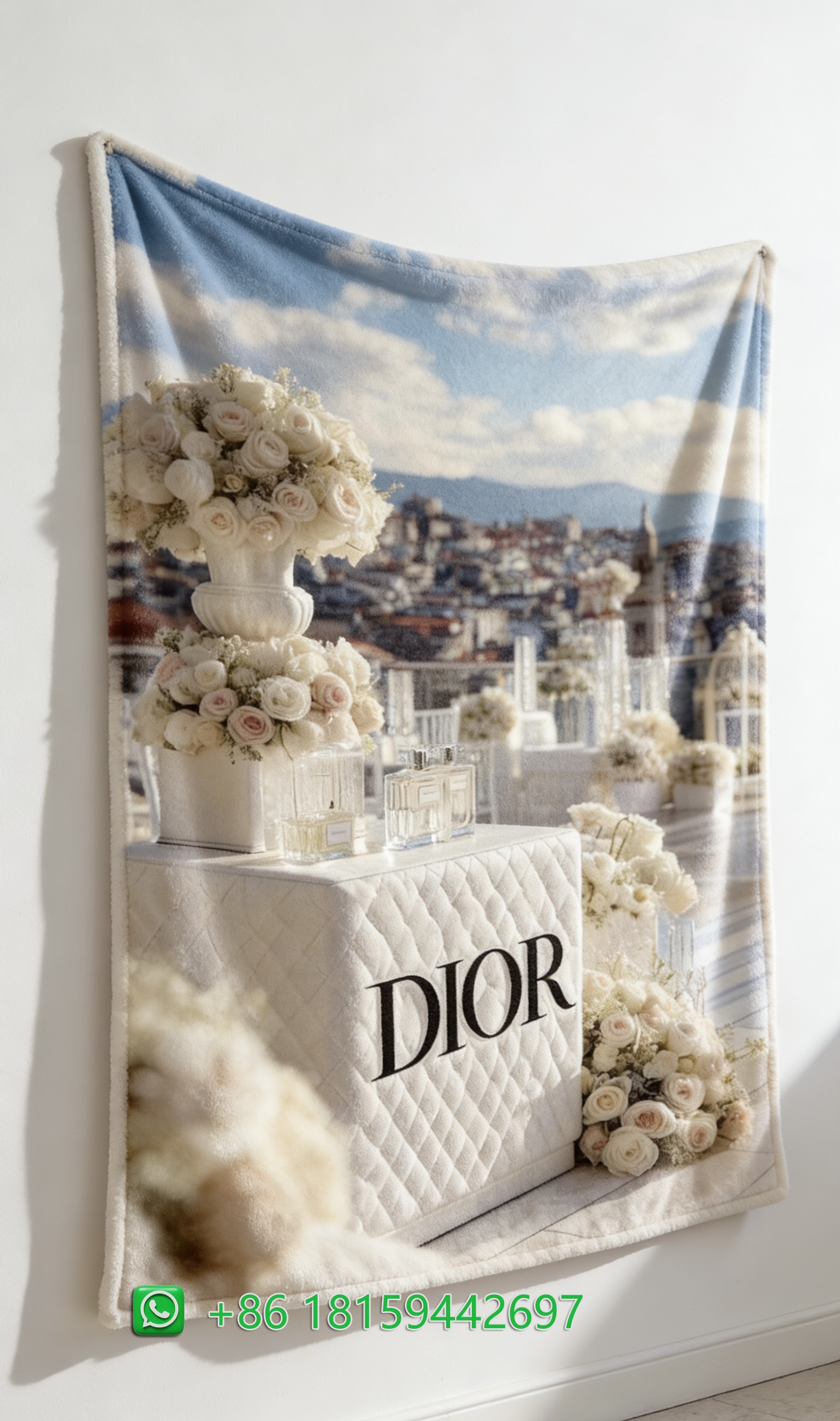 Dior Throw Blankets